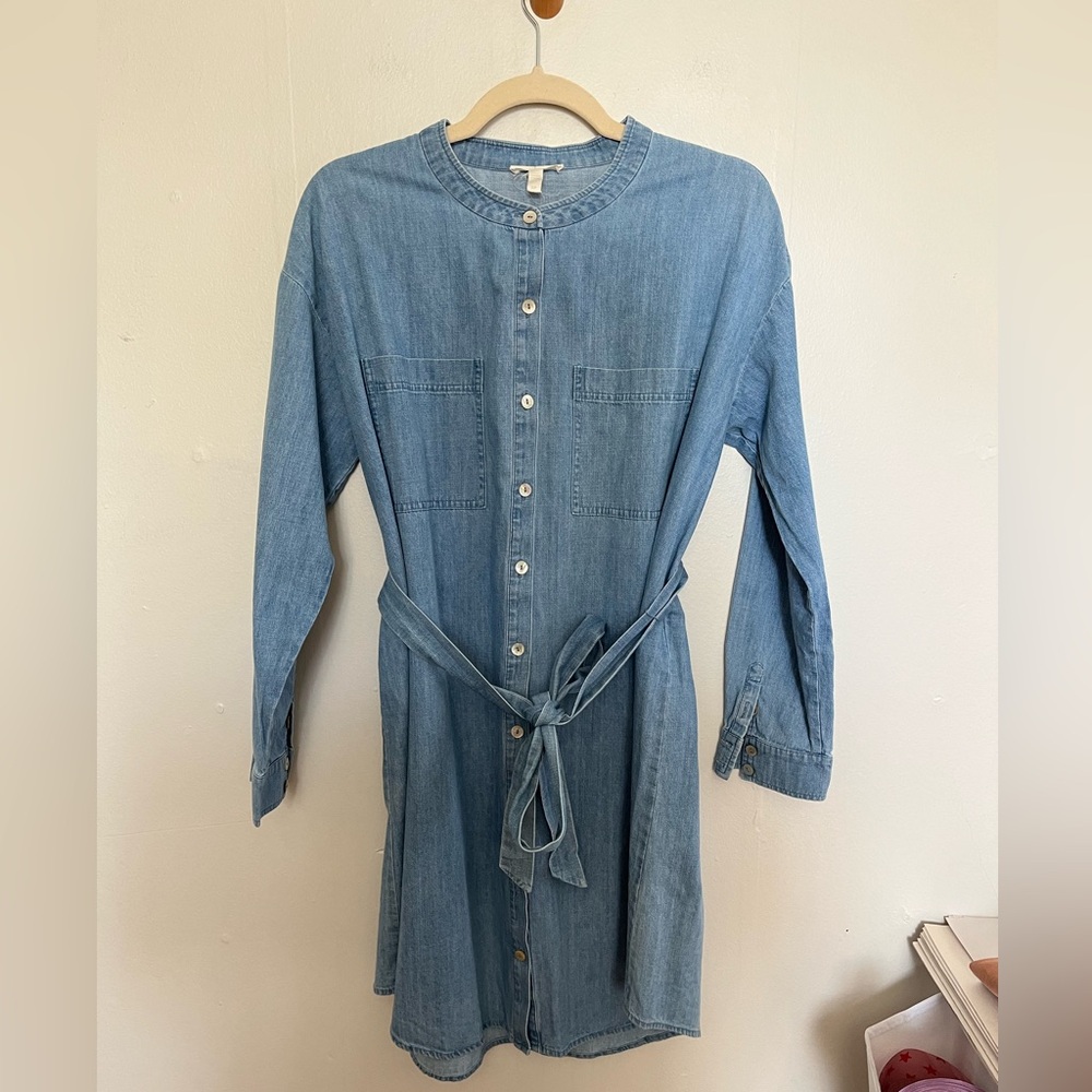 Eileen Fisher Denim Blue Mini Dress